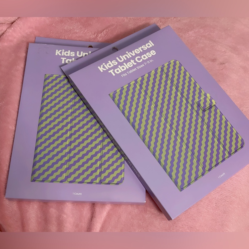 Kids Universal Tablet Case - Purple and Green